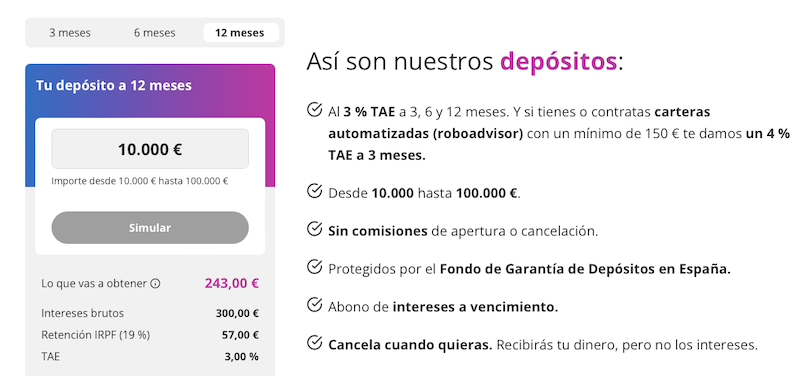 Myinvestor depositos