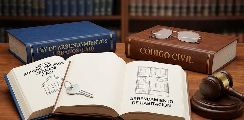 Que ley regula alquiler habitaciones