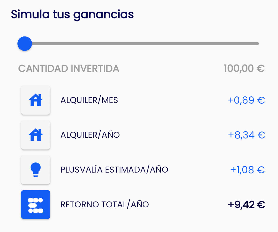 equito opiniones - rentabiildad ejem1