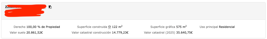 valor catastral del suelo - gastos venta casa